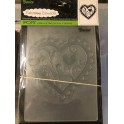 sizzix textured impressions embossing plus A4 rombi